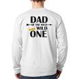 Dad Of The Wild One Cute Fatherhood Back Print Long Sleeve T-shirt