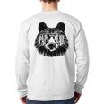 Mens Papa Bear Sunglasses Father's Day Dad Grandpa Back Print Long Sleeve T-shirt