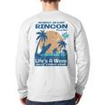 Vintage Rincon Puerto Rico Surf Rider Club Back Print Long Sleeve T-shirt