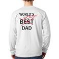 World's Worst Dad Father's Day Gag Back Print Long Sleeve T-shirt
