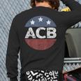 Acb Notorious Acb Republican Notorious ACB Back Print Long Sleeve T-shirt