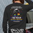 Bear Papa Free Dad Hugs Lgbt Gay Transgender Pride Accepting Back Print Long Sleeve T-shirt
