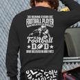 Behind Every Football Player Is A Football Dad Game Day Top Back Print Long Sleeve T-shirt