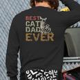 Best Cat Dad Ever Essential Back Print Long Sleeve T-shirt