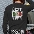 Best Dad Ever Father's Day Mexican Flag Mexico Back Print Long Sleeve T-shirt