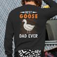 Best Goose Dad Ever Goose Farmer Back Print Long Sleeve T-shirt