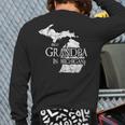 Best Grandpa In Michigan Grandpa Back Print Long Sleeve T-shirt Best Grandpa In Michigan Grandpa Back Print Long Sleeve T-shirt