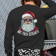 Big Nick Energy Santa Christmas Back Print Long Sleeve T-shirt