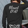Blessed Dad Christmas Matching Family Blessing Back Print Long Sleeve T-shirt