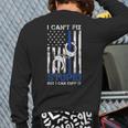 I Cant Fix Stupid But I Can Cuff It Police Back Print Long Sleeve T-shirt