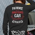 Car Painter Automative Detailing Auto Spray Vehicle Parts Back Print Long Sleeve T-shirt