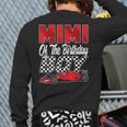 Car Racing Mimi Of The Birthday Boy Formula Race Car Back Print Long Sleeve T-shirt