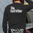 The Catfather Cute Cat Father Back Print Long Sleeve T-shirt