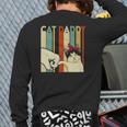 Cats 365 Cat Daddy Men Retro Cats Back Print Long Sleeve T-shirt