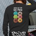 Check Out My Six Pack Donut Gym Back Print Long Sleeve T-shirt