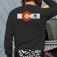 Colorado Cycling Mountain's Denver Back Print Long Sleeve T-shirt