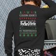 Cousin Eddies Rv Maintenance Holiday Ugly Christmas Back Print Long Sleeve T-shirt