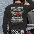 My Dad My Hero My Guardian Angel Watches Over My Back Back Print Long Sleeve T-shirt
