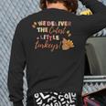 We Deliver The Cutest Turkeys Labor & Delivery Thanksgiving Back Print Long Sleeve T-shirt