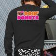 Doin' Donuts Car Lover Car Racing Turbo Drift Car Racer Back Print Long Sleeve T-shirt