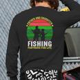 Father And Daughter Fishing Partners Father And Daughter Fishing Partners For Life Fishing Lovers Back Print Long Sleeve T-shirt