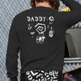Father's Day Cool Daddy-O Beatnik Back Print Long Sleeve T-shirt