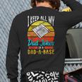 Fathers Day For Dad Jokes Dad For Men Back Print Long Sleeve T-shirt