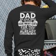 Father's Day For Dad From Kids Daughter Son Wife Back Print Long Sleeve T-shirt