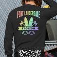 Fort Lauderdale Souvenir Vacation Back Print Long Sleeve T-shirt