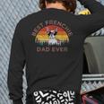 Best Frenchie Dad Ever French Bulldog Dog Owner Back Print Long Sleeve T-shirt