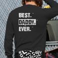 Cool Best Daddy Ever Back Print Long Sleeve T-shirt