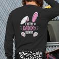 Easter I'm Daddy Bunny For Dads Family Group Back Print Long Sleeve T-shirt