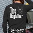 German Shepherd Dog Dad Dogfather Dogs Daddy Father Back Print Long Sleeve T-shirt