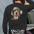 Golden Retriever Dog Dog Lover Golden Retriever Back Print Long Sleeve T-shirt