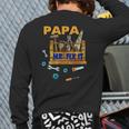 Happy Father's Day Papa Mr Fix It For Dad Papa Father Back Print Long Sleeve T-shirt