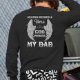Heaven Needed A Hero God Picked Dad Missing Dad In Heaven Back Print Long Sleeve T-shirt