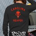 Hot Pepper Carolina Reaper Chilihead Spicy Food Lover Back Print Long Sleeve T-shirt