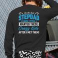 I'm The Best Stepdad Family Fathers Day Back Print Long Sleeve T-shirt