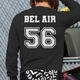 Jersey Style Bel Air 56 1956 California Vintage Muscle Car California And Merchandise Back Print Long Sleeve T-shirt
