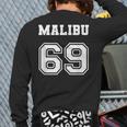 Jersey Style Malibu 69 1969 Old School Muscle Car California California And Merchandise Back Print Long Sleeve T-shirt