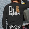 Labradoodle Dog Dad Dogfather Dogs Daddy Father Back Print Long Sleeve T-shirt