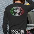 Made In America With Mexican Parts American Pride Back Print Long Sleeve T-shirt