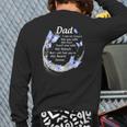 In Memory Of Dad I Will Feel You In My Heart Forever Father's Day Back Print Long Sleeve T-shirt