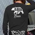Mens Bapa Bear Great For Papa Dad Father Back Print Long Sleeve T-shirt