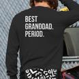 Mens Best Granddad Period Style 1 Ver2 Back Print Long Sleeve T-shirt