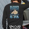 Mens Blessed To Be Called G Pa G Pa Grandpa Back Print Long Sleeve T-shirt