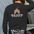 Mens Carnival Daddy Circus Event Ringmaster Dad Fathers Day Back Print Long Sleeve T-shirt