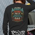 Mens My Chesapeake Bay Retriever Dog Dad Daddy Papa Father's Day Back Print Long Sleeve T-shirt
