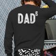 Mens Dad To Be Of 6 Kids 6Th Power Tee Back Print Long Sleeve T-shirt
