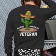 Nacho Average Veteran Veteran Humor Cinco De Mayo Back Print Long Sleeve T-shirt